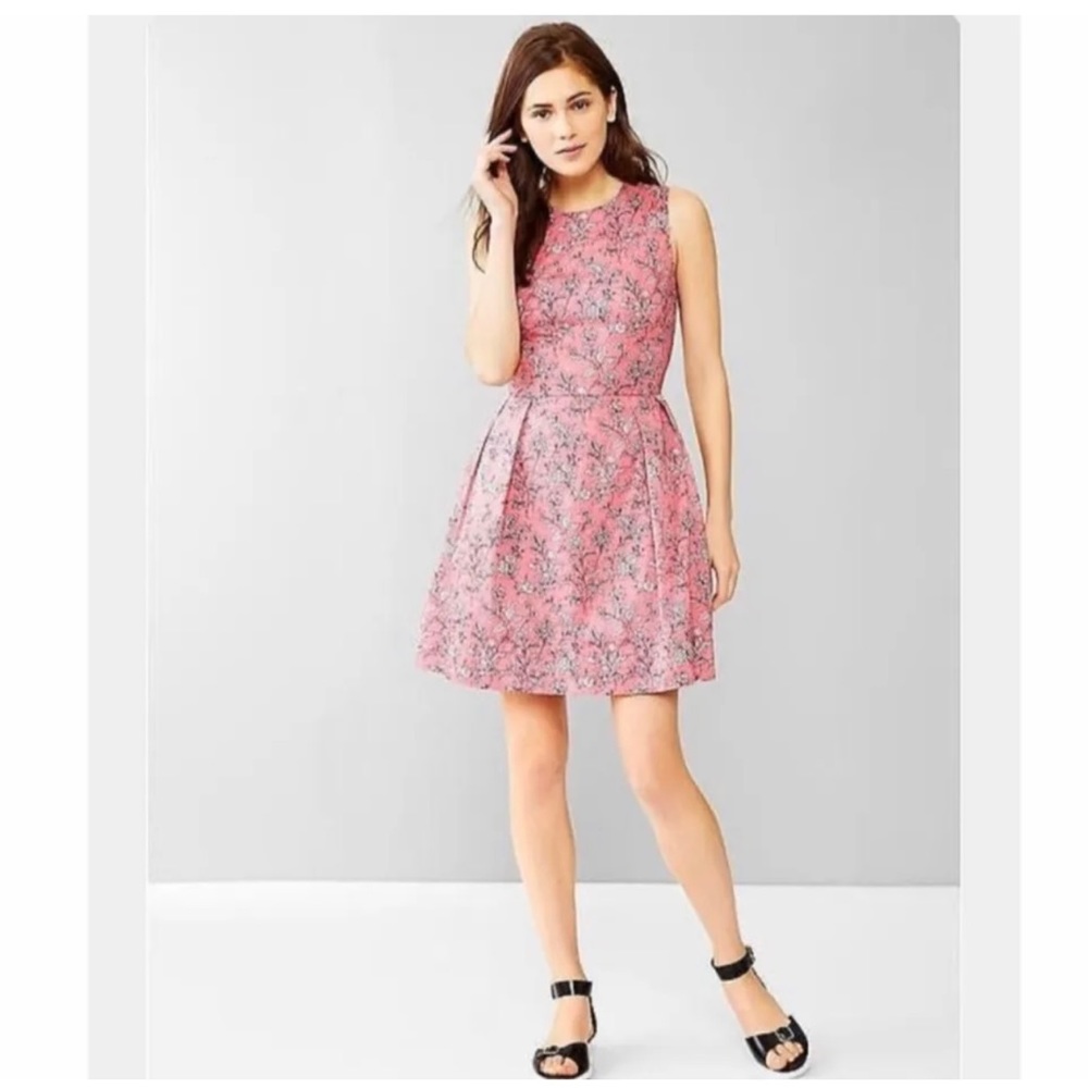 Gap Floral Fit and Flare Dress